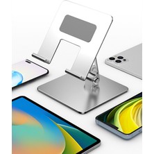 Metal Masaüstü Ayarlanabilir Tablet Tutucu Masa Standı MT1341 (Gri)