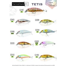 Naniwaosakashi Tetis 50MM 4.5gr Sinking Maket Balık