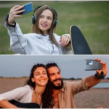 Excarpin Tüm Telefon Modellerine Uyumlu Siyah Telefon Boyun Askı İpi
