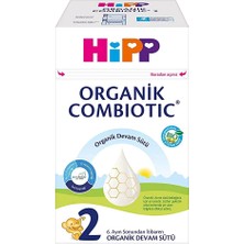 Hipp 2 Organik Bebek Sütü Combiotic 800 gr x 2 Adet Avantaj Paketi (Islak Mendil Hediyeli)