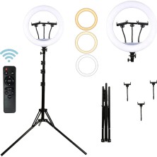 18inç Ring Light Selfie Işığı Tiktok Video Youtube Işığı Tattoo Dövme Işığı Kuaför Makyaj Işığı LED Işık