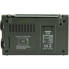 Tecsun PL-320 Fm/am/sw/wm/tam Bant Radyo Dsp Alıcısı Fm Stereo Taşınabilir Radyo Tecsun PL320