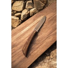 20cm, 4034 Çelik,El Yapımı,Ahşap Sap,Pirinç Pim, Sırt Işlemeli Çakı Ceviz,Yeşil,Siyah,Kırmızı