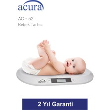 Acura Ac-52 Ce Onaylı 20KG Kapasiteli Dijital Bebek Tartısı