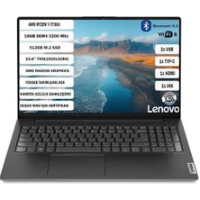 Lenovo V15 G4 ABP Amd Ryzen 7 7730U 16 GB 512 GB SSD 15,6" FHD Freedos Taşınabilir Bilgisayar 82YY0012TR+165