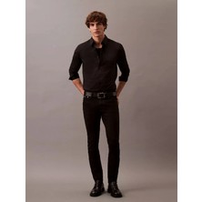Calvin Klein Ls Solıd Stretch Slım Shırt Erkek Gömlek LV04LB145G-UB1