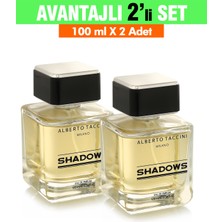 2'li Set  Alberto Taccini Shadows Erkek Parfümü - 100 ml