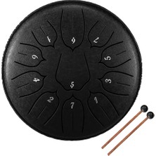 Tongue Drum Dil Davul – Meditasyon, Yoga, Feng Shui Için 8 Nota Metal Perküsyon Enstrümanı, Tokmak ve Taşıma Çantalı