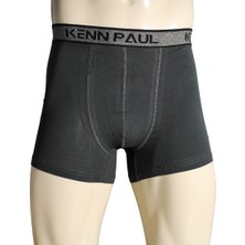 S->6xl Füme Düz Pamuklu Boxer |büyük Beden| Yumuşak Dayanıklı