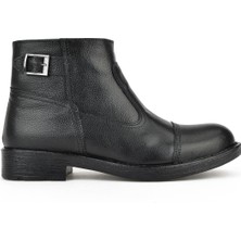 Ziya, Erkek Hakiki Deri Kürklü Bot 153999Z04413 Siyah