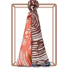 Ipekevi Renkli Zebra Desenli Ipek Şal 01940-MODEL 05