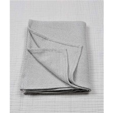 Cigit Hasır Desen Bebek Pamuk Battaniye 93X100 cm