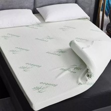 Avocado Bamboo 80 x 130 Yer Yatağı 10  cm  Sünger Yatak Yıkanabilir Kılıflı Fonksiyonel (Bamboo Yastık Hediyeli)