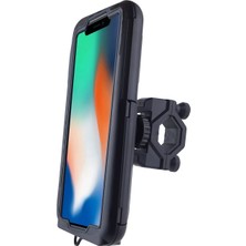 Pds Su Geçirmez Bisiklet-Motosiklet Telefon Tutucu (Siyah)