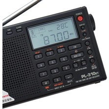 Tecsun PL-310ET Taşınabilir Radyo Yüksek Sinyal Gücü Fm/am/sw/lw Dijital LED Ekranlı Stereo Alıcı Tam Bant Radyo PL310
