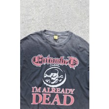 Entombed Already Dead Taş Yıkamalı Oversize Unisex Tshirt