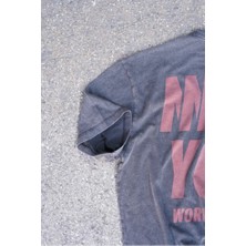 New York 1982 Oversize Unisex Soluk Siyah Vintage Tişört