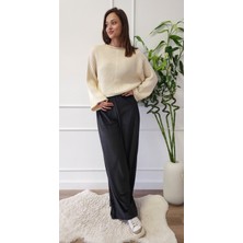 Beli Lastikli Kadife Pantolon