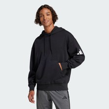 Adidas Sportswear JF3587 Essentials Loose-Fit 3 Bar Logo French Terry Hoodie