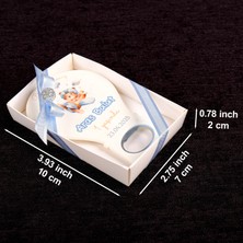 Mutlu Işler 5 Adet Isme Özel Baby Shower Açacak Magnet, Bebek Mevlit Hediyesi, Mevlüt Magnet Hediye