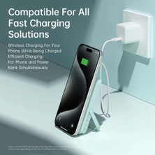 Rock P20 Se 10000 Mah Taşınabilir Şarj Cihazı Pd 20W Standlı Magsafe Powerbank Bej