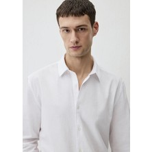 Mavi Uzun Kol Erkek Gömlek M0211554-620