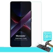 Microsonic Xiaomi Poco X7 Pro Tempered Glass Cam Ekran Koruyucu