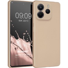 Microsonic Matte Silicone Xiaomi Redmi Note 14 4g Kılıf Gold