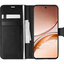 Microsonic Vivo V50 Lite 5g Kılıf Delux Leather Wallet Siyah