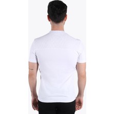 Mckanzie 3753 Oxford Parçalı O Yaka T-shirt