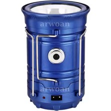arwoan Güneş Enerjili Şarjlı LED El Feneri Işıldak 6+1 MH-5800T