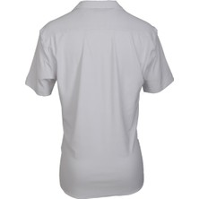 Uki Beyaz Comfort Fit Kısa Kol Gömlek