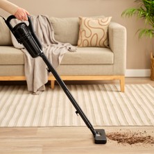 Homend Dustrider 1265H Dikey Süpürge Siyah Gri