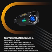 Q28 2x Intercom 500M Telsizli Kameralı Hd 1080P Ipx6 Su Geçirmez Intercom