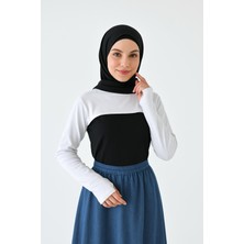 Balıkçı Parmaklı Boyunluklu Kolluk Tesettür Boyunluk Uzun Kollu Boyunluk Body Bluz Bolero