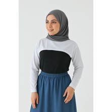 Mirach Sıfır Yaka Boyunluklu Kolluk | Uzun Kollu Tesettür Boyunluk Bodysuit Şık ve Rahat Tasarım