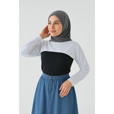 Mirach Sıfır Yaka Boyunluklu Kolluk | Uzun Kollu Tesettür Boyunluk Bodysuit Şık ve Rahat Tasarım