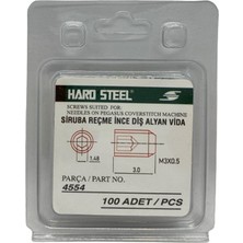 Hard Steel Pegasus Reçme Alyan İğne Vidası Siyah / 4554 100ADET