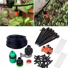 Zhltools 15 Metre Bağ Bahçe Damla Sulama Borusu Sulama Hortumu Seti