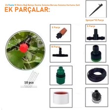 Zhltools 15 Metre Bağ Bahçe Damla Sulama Borusu Sulama Hortumu Seti