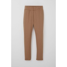 Breeze Kız Çocuk Tayt Basic 9-14 Yaş, Kahverengi