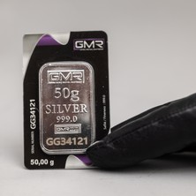 E-Gümüş 50 Gr Külçe Gümüş