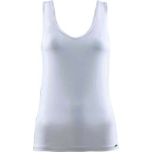 Blackspade 1623 Silver %94 Modal Kadın V Yaka Kalın Askılı Atlet