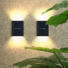 Dlc Çift Yönlü Kare LED Solar Aplık