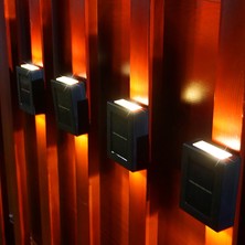 Dlc Çift Yönlü Kare LED Solar Aplık