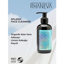 Rhaneva Splash Yüz Yıkama Jeli - Organik ve Vegan Sertifikalı - 200 ml