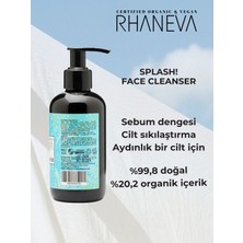 Rhaneva Splash Yüz Yıkama Jeli - Organik ve Vegan Sertifikalı - 200 ml