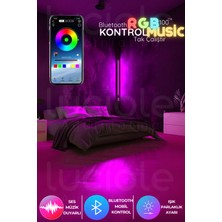 Luciole Led Abajur Aplik Gece Lambası Rgb Lambader 256  Renkli Bluetooth Işık ios/android
