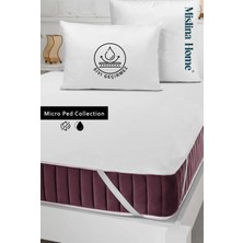 Micro Classic Sıvı Su Geçirmez Köşe Lastikli Ped Tek Çift Kişilik Bebek Çocuk Yatak Koruyucu Alezi 200x200 cm