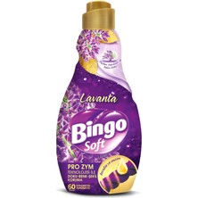 Bingo Soft Çamaşır Yumuşatıcı Konsantre 1440ml Lavanta (9 Lu Set)